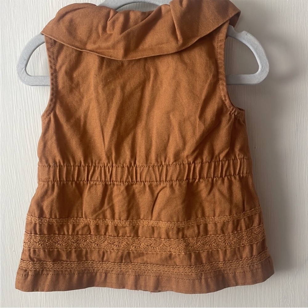 Aspen Kids Baby’s Vest with Drawstring waist in Brown